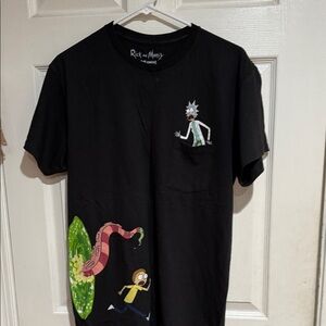 Rick and Morty Black Graphic T-Shirt